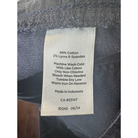 Talbots Navy Blue Corduroy Pants Sz 10 Heritage Straight Leg Classic - Picture 8 of 8